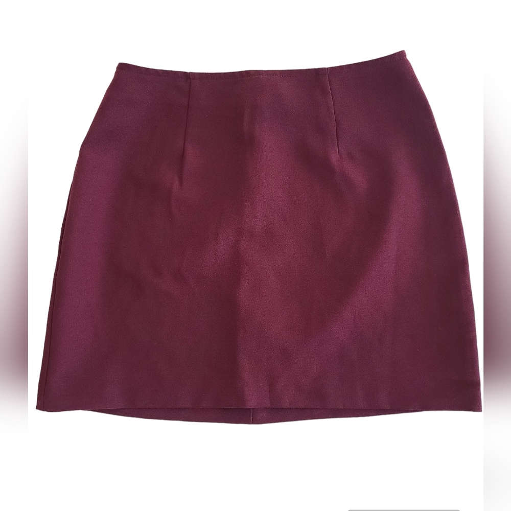 XOXO Vintage  Mini Skirt Burgundy Juniors Size 5